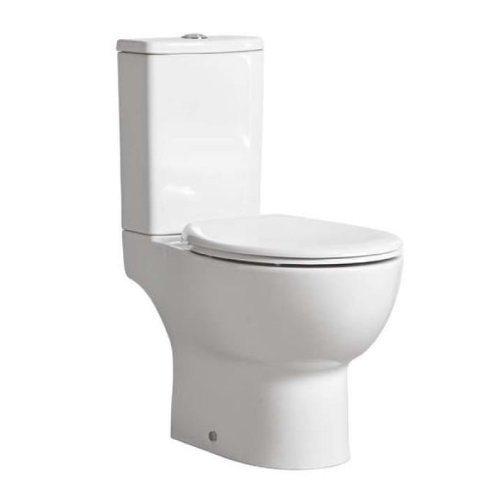 Tavistock Loft White Close Coupled Toilet Pan ONLY - DC14033