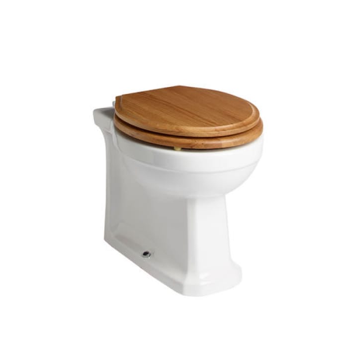 Tavistock Vitoria White Back to Wall WC Pan - BTW850S