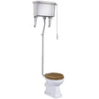 Tavistock Vitoria High Level Chrome Downpipe and Bracket Kit - HLK850S