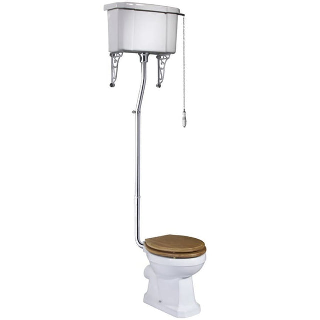 Tavistock Vitoria High Level Chrome Downpipe and Bracket Kit - HLK850S