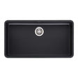 Reginox Ohio 80 x 42 Stainless Steel Kitchen Sink - Jet Black - Ohio 80x42 JB