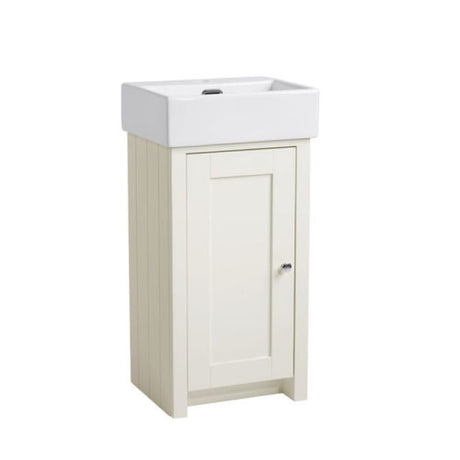 Tavistock Lansdown White 420mm Ceramic 1 Tap Hole Basin - LAN420C