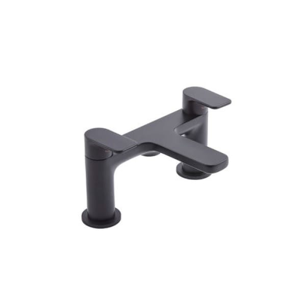 Tavistock Savour Deck Mounted Black Bath Filler - TSV3203