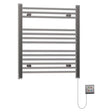 Eastbrook Biava 700mm x 600mm Dry Element Straight Ladder Towel Radiator - Chrome - 47.0003 - TAP 'N' SHOWER