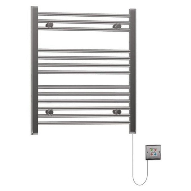 Eastbrook Biava 700mm x 600mm Dry Element Straight Ladder Towel Radiator - Chrome - 47.0003 - TAP 'N' SHOWER