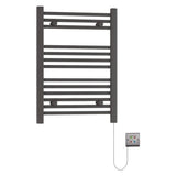 Eastbrook Biava 700mm x 500mm Dry Element Straight Ladder Towel Radiator - Matt Anthracite - 47.0009 - TAP 'N' SHOWER
