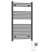 Eastbrook Biava Dry Element Straight Ladder Towel Radiator 1100mm x 600mm - Matt Anthracite - 47.0012 - TAP 'N' SHOWER