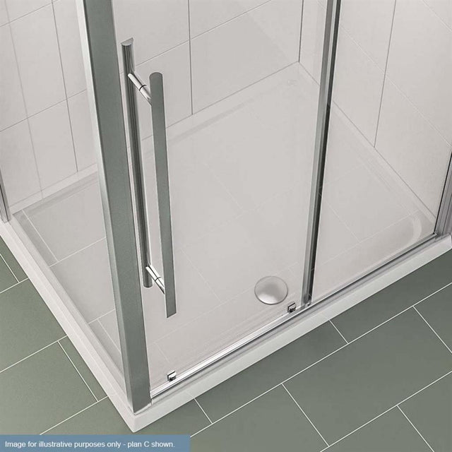 Eastbrook Vantage Legs & Panel Kit For Rectangle Tray 1300mm - 1800mm - 48.1064 - TAP 'N' SHOWER