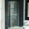 Oakham Cascade Curved Bath Screen 5mm Glass - 1400mm High x 800mm Wide
