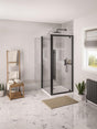 Eastbrook Vantage 2000 Side Panel 700mm - Matt Black - 49.0028 - TAP 'N' SHOWER