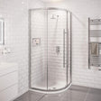 Eastbrook Vantage 2000 Quadrant Shower Enclosure 1000mm - Silver - 49.0061 - TAP 'N' SHOWER