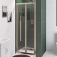 Eastbrook Vantage 2000 Bi - Fold Shower Door 900mm - Brushed Brass - 49.5023 - TAP 'N' SHOWER