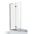 KUDOS Inspire 6mm Two Panel In-Fold Bathscreen (Right Hand) - 4BASCDUORHS
