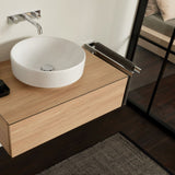 Geberit VariForm Lay - On Washbasin Round 400mm Without Tap Hole Without Overflow - White - 500.768.01.2 - TAP 'N' SHOWER