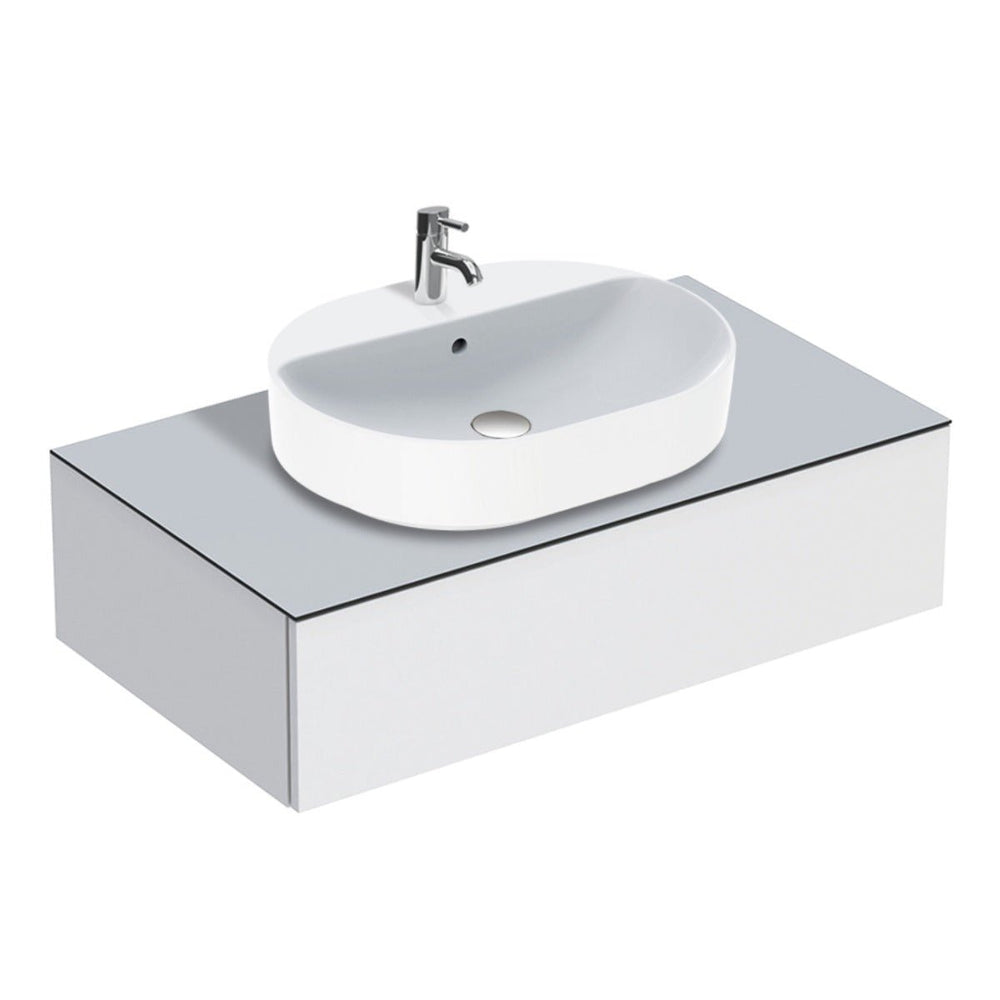 Geberit VariForm Cabinet for Lay - On Basin One Drawer 750mmW - White - 501.159.00.1 - TAP 'N' SHOWER
