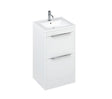 Britton Shoreditch Note 1TH Basin 550mm - Gloss White - SHR.055