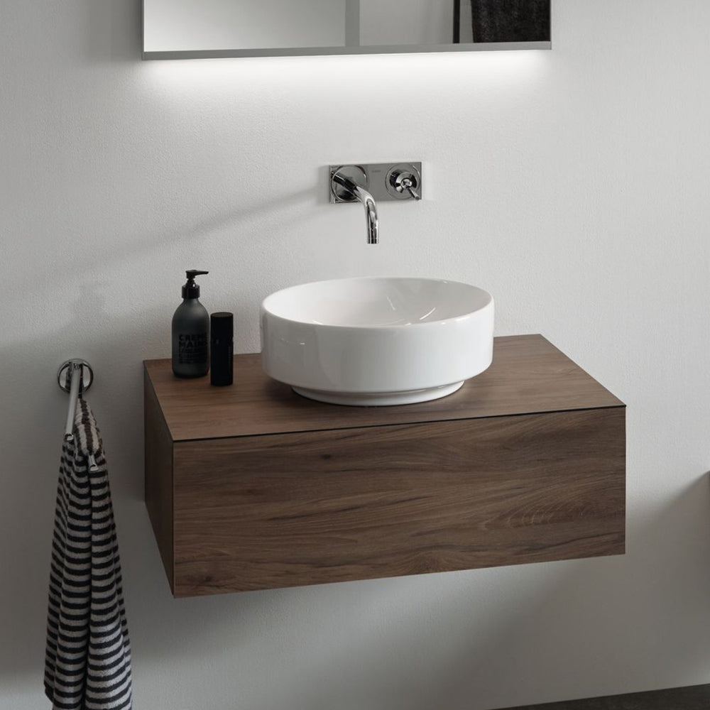 Geberit VariForm Cabinet for Lay - On Basin One Drawer 750mmW - Hickory - 501.162.00.1 - TAP 'N' SHOWER