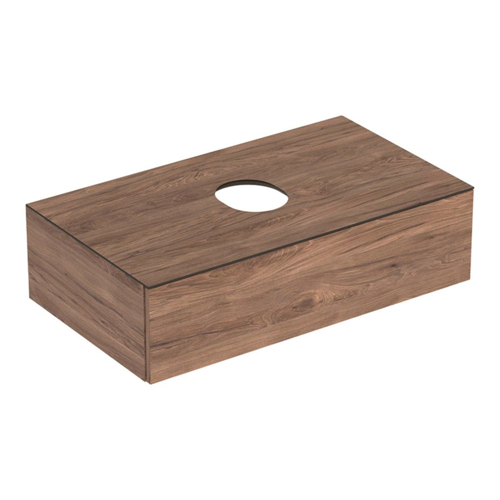 Geberit VariForm Cabinet for Lay - On Basin One Drawer 900mmW - Hickory - 501.168.00.1 - TAP 'N' SHOWER