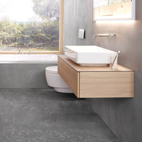 Geberit VariForm Cabinet for Lay - On Basin One Drawer 900mmW - Oak - 501.169.00.1 - TAP 'N' SHOWER
