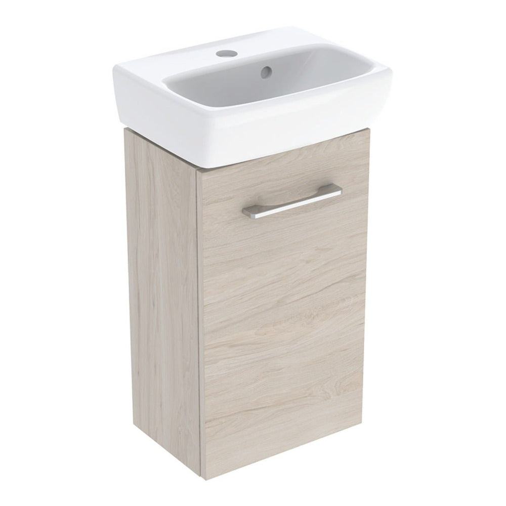 Geberit Selnova Basin & Cabinet Boxed Set 360mm - Light Hickory - 502.745.00.1 - TAP 'N' SHOWER