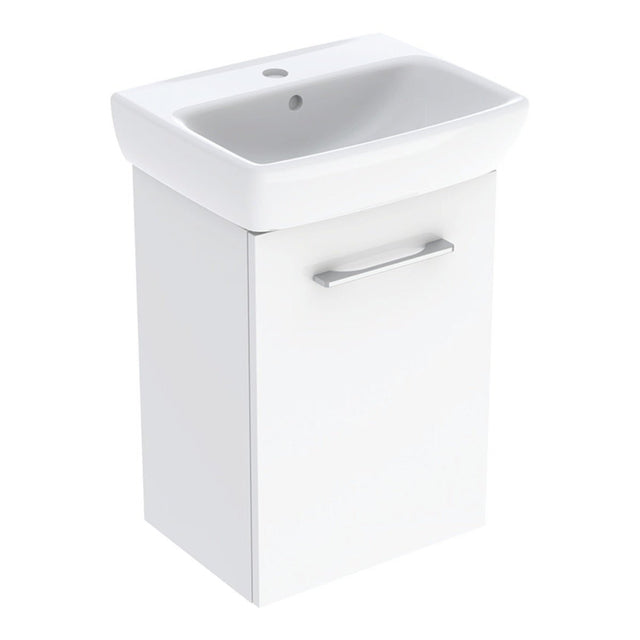 Geberit Selnova Basin & Cabinet Boxed Set 450mm - White - 502.746.00.1 - TAP 'N' SHOWER