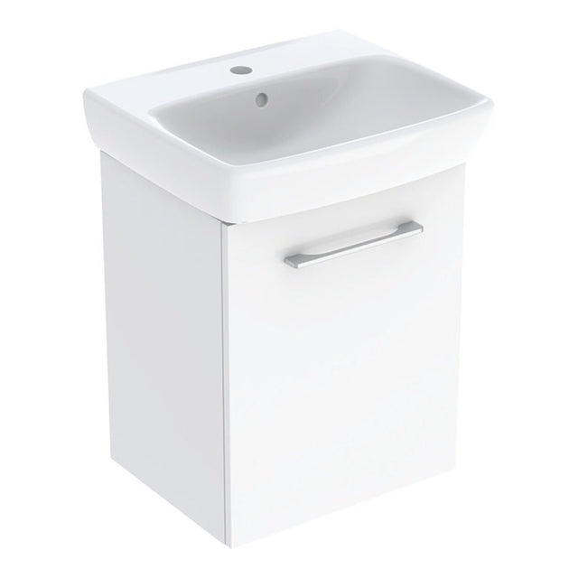 Geberit Selnova Basin & Cabinet Boxed Set 500mm - White - 502.750.00.1 - TAP 'N' SHOWER