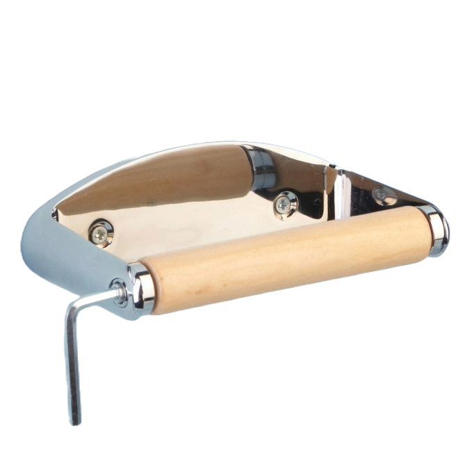 Bathex Essential Locking Toilet Roll Holder - Chrome - 50900