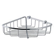 Eastbrook Wall Mounted 1 Tier Corner Basket 210mm - Chrome - 52.206 - TAP 'N' SHOWER