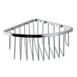 Eastbrook Wall Mounted 1 Tier Corner Basket 205mm - Chrome - 52.211 - TAP 'N' SHOWER