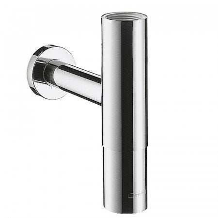 Hansgrohe Bottle Trap Flowstar 52100140 chrome finish adjustable height and depth with integrated dirt strainer for bathroom wastewater outflow