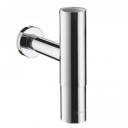 HANSGROHE Bottle Trap Flowstar in chrome finish, durable brass bathroom plumbing fixture for efficient water flow and clog prevention