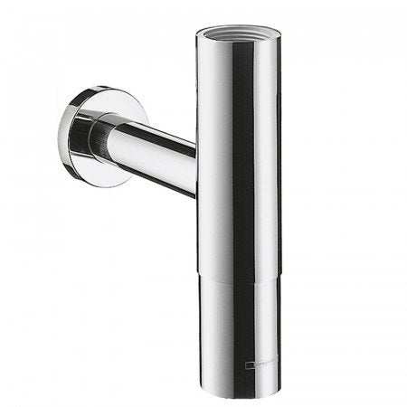 Hansgrohe Bottle Trap Flowstar with chrome finish and 1¼ inch connection for bathroom plumbing