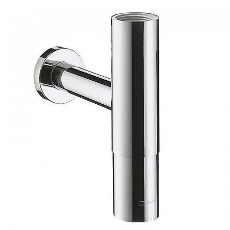 Hansgrohe Bottle Trap Flowstar 52100340 chrome-plated sleek bathroom waste pipe with durable design