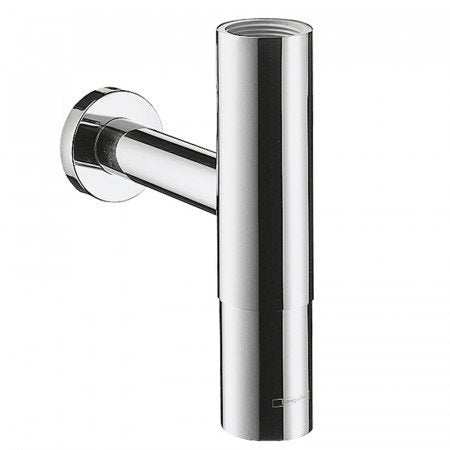Hansgrohe Bottle Trap Flowstar 52100990 polished chrome drainage trap with adjustable height and noise reduction features