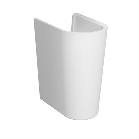 VitrA S50 Half Height Pedestal for 450mm Basin - White - 5315L003-0156