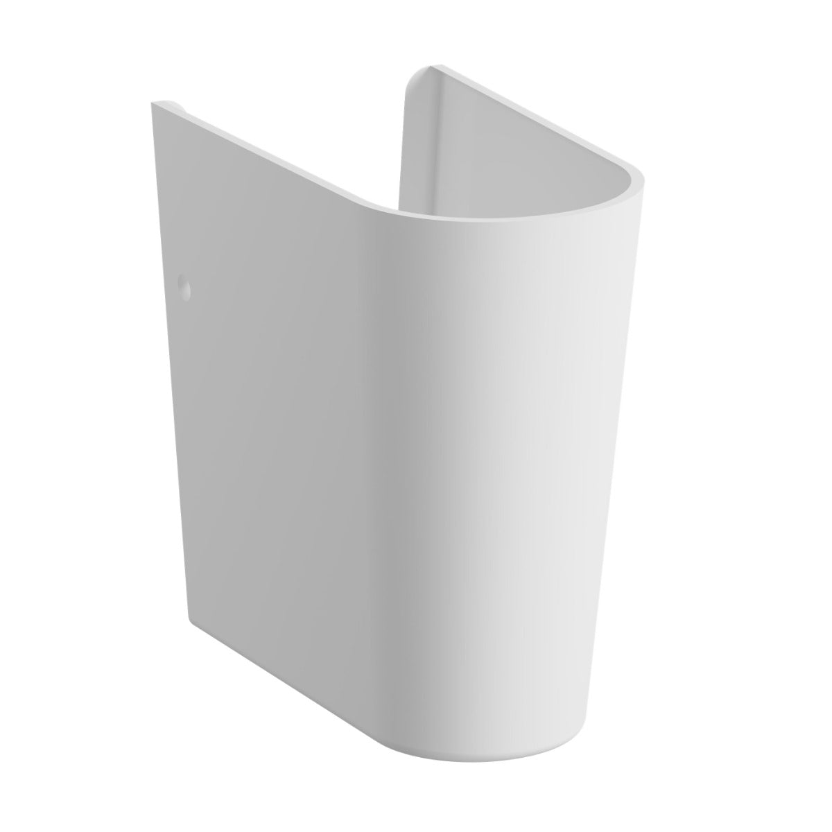 VitrA S50 Half Height Pedestal for 550mm Basin - White - 5316L003-0156