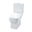 Oakham Orchid Close Coupled Pan with Push Button Cistern & Soft Close Seat - White - TAP 'N' SHOWER