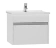 VitrA S50+ 1 Drawer Vanity Unit & Basin 600mm - White High Gloss - 71971
