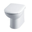 Oakham Gem Back to Wall WC Toilet Pan - White - TAP 'N' SHOWER