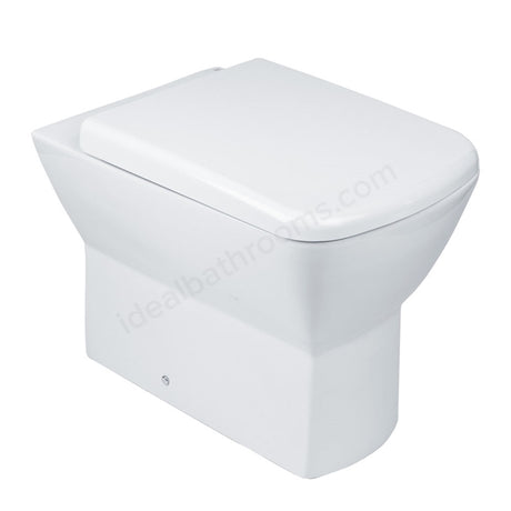 Oakham Jasmine Back to Wall Toilet WC Pan 360mm White