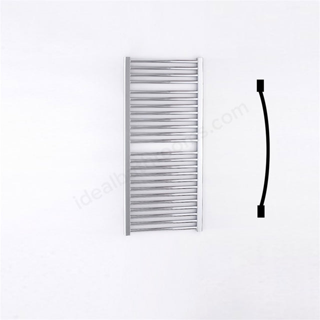 Oakham Towel Rail Curved Tubes 1110mm X 500mm Chrome