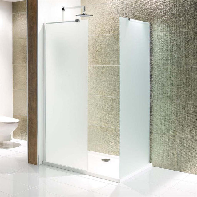 Eastbrook Volente Frameless Shower Enclosure Side Panel 1000mm - Frosted Glass - 58.031 - TAP 'N' SHOWER