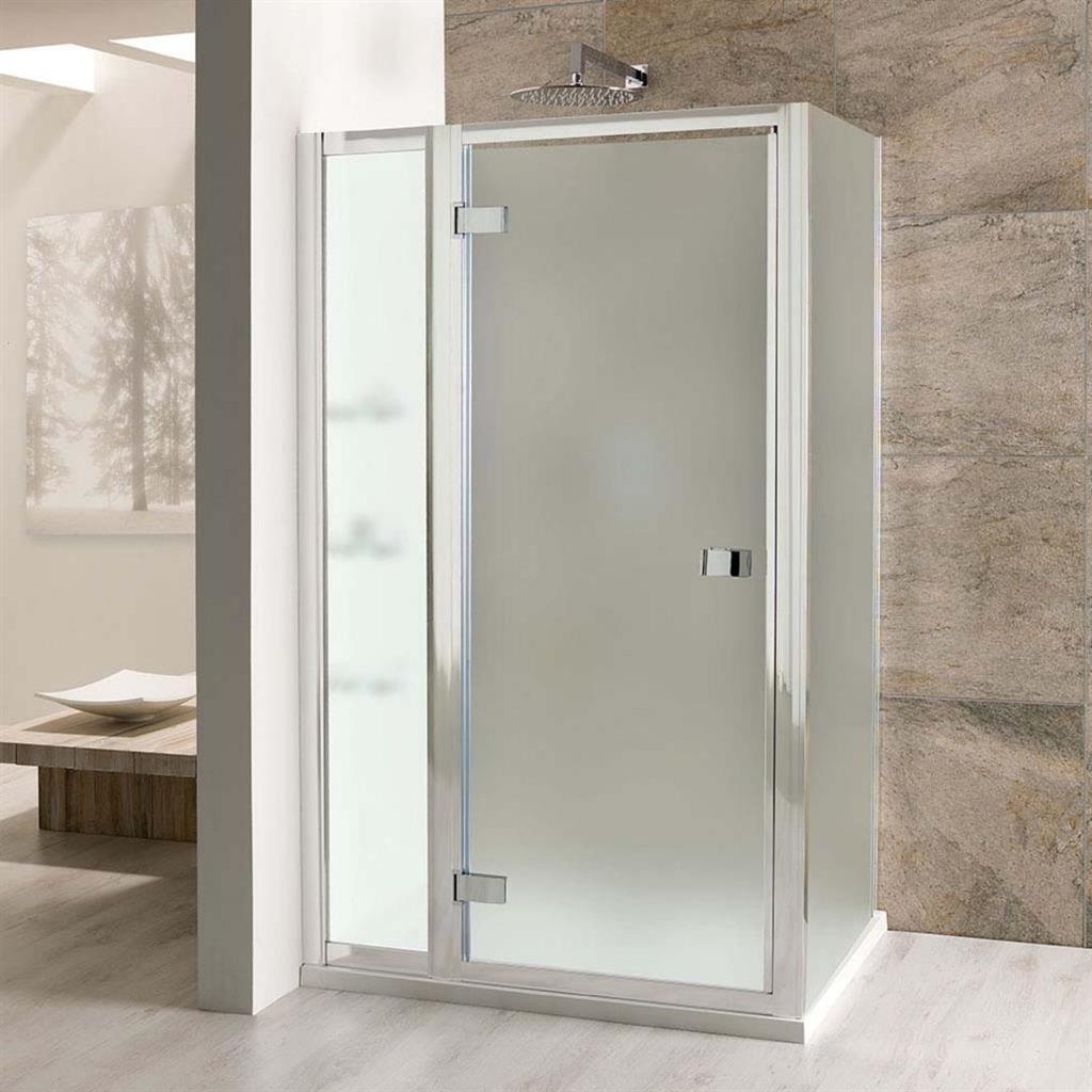 Eastbrook Volente Shower Enclosure In Line Panel with Shelves 300mm - Frosted Glass - 58.043 - TAP 'N' SHOWER