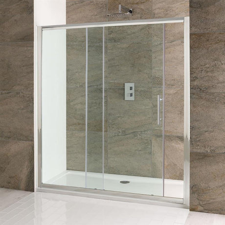 Eastbrook Volente Shower Enclosure Sliding Door 1200mm - Clear Glass - 58.206 - TAP 'N' SHOWER