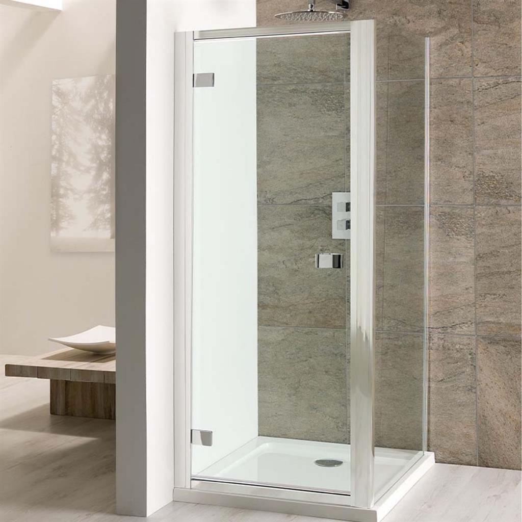 Eastbrook Volente Shower Enclosure Side Panel 760mm - Clear Glass - 58.406 - TAP 'N' SHOWER