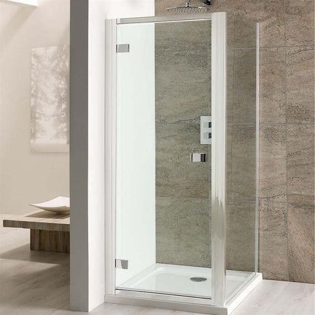 Eastbrook Volente Shower Enclosure Side Panel 760mm - Clear Glass - 58.406 - TAP 'N' SHOWER
