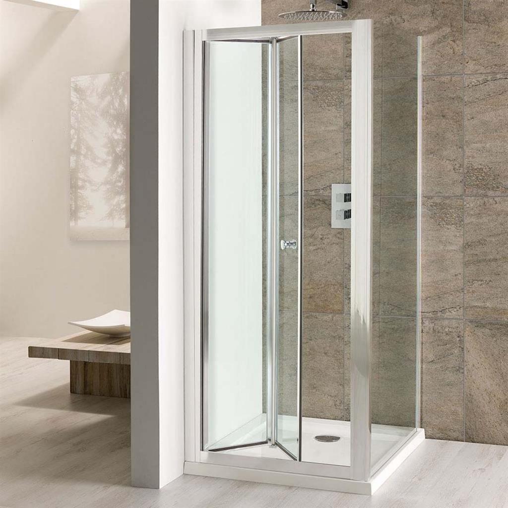 Eastbrook Volente Shower Enclosure Bifold Door 800mm - Clear Glass - 58.503 - TAP 'N' SHOWER