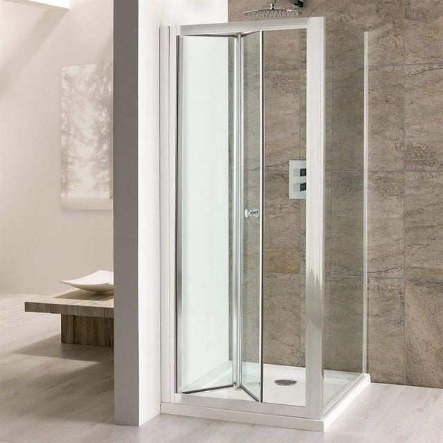 Eastbrook Volente Shower Enclosure Bifold Door 1000mm - Clear Glass - 58.505 - TAP 'N' SHOWER