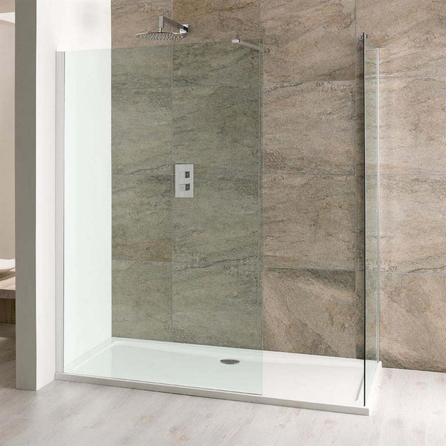 Eastbrook Volente Frameless Shower Enclosure Side Panel 500mm - Clear Glass - 58.688 - TAP 'N' SHOWER