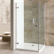 Eastbrook Volente Shower Enclosure Double Hinged Door 1000mm x 760mm - Polished Silver Finish - 58.810 - TAP 'N' SHOWER